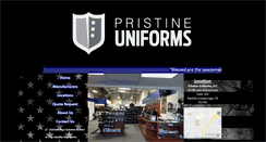 Desktop Screenshot of pristineuniforms.com